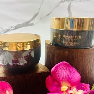 Hermetise Body Butter and Scrub Set- Skin Care Routine